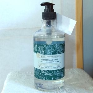 Large size. New Christmas Tree Scented Liquid Hand Soap.